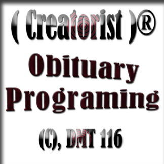 Obituary Programing CDMT 116
